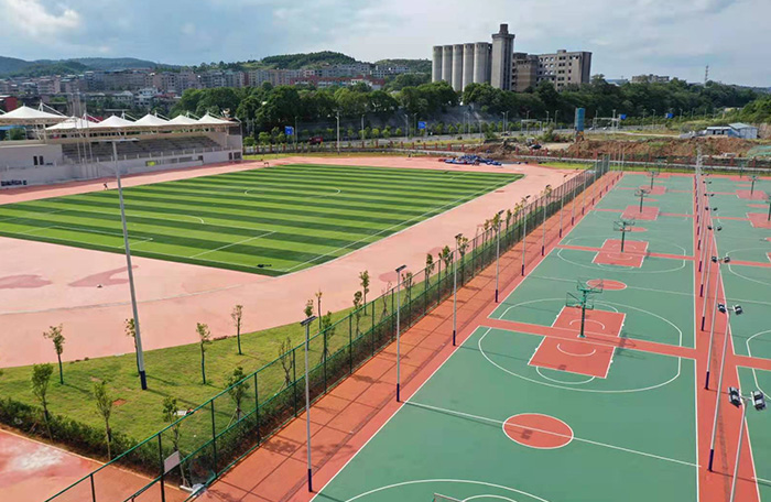 硅pu籃球場