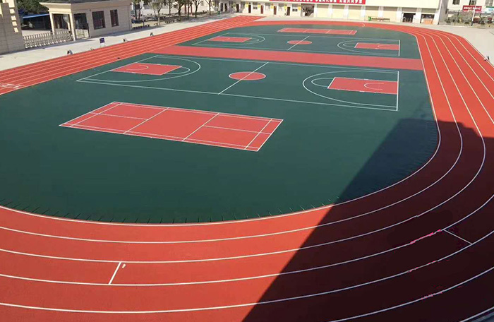 室外硅pu籃球場
